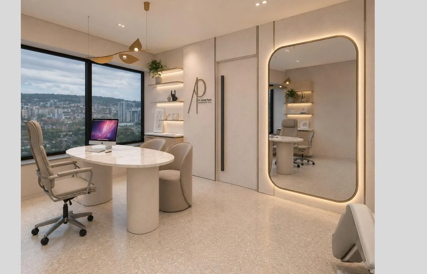 Sala de avaliação e bioimpedância